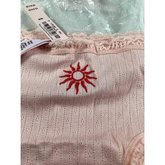 Victorias Secret Womens 2-Pack Cheeky Panties With Embroidered Logo size M New - Picture 1 of 10